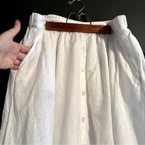 Esprit White Midi Skirt